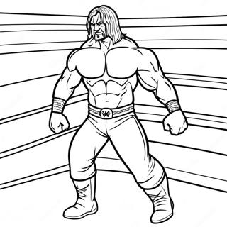 صفحه رنگ‌آمیزی رویاروی شدید کشتی‌گیران Wwe صفحات رنگ‌آمیزی