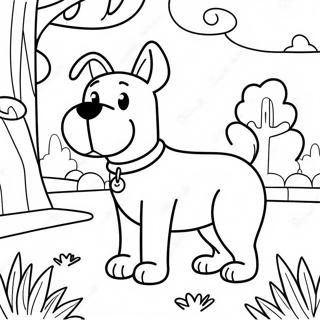 سگ خنده‌دار صفحات رنگ‌آمیزی