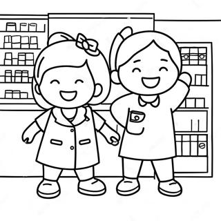 داروخانه صفحات رنگ‌آمیزی