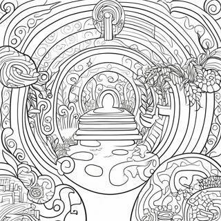 هزارتو صفحات رنگ‌آمیزی