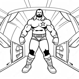 صفحه رنگ آمیزی ورودی سوپرستارهای Wwe صفحات رنگ‌آمیزی