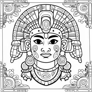 صفحه رنگ‌آمیزی مایا صفحات رنگ‌آمیزی