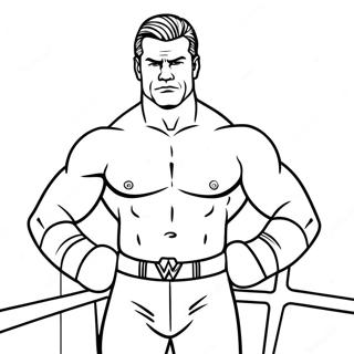 صفحه رنگ‌آمیزی با خط کشی Wwe صفحات رنگ‌آمیزی